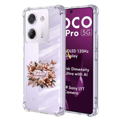 Husa antisoc pentru xiaomi poco m7 pro 5g - airbag tpu, col&amp;Egrave;uri ranforsate - you are enough foto