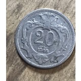 MNDSTR AUT202 - Austro-Ungaria - 20 heller 1908