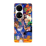 Husa compatibila cu Huawei Nova 8i model Looney Tunes characters, Silicon, TPU, Viceversa, Transparent, Carcasa
