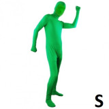 Costum body verde ChromaKey, marime S, utilizat pentru efecte invizibile in studiorurile foto, Oem