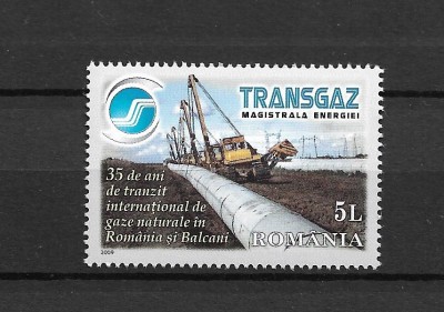 ROMANIA 2009 - TRANSGAZ , MNH - LP 1848 foto