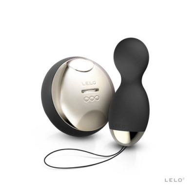 Bile vibratoare - LELO Hula Bile Vaginale Motor Rotativ si Vibratii Actionate de la Telecomanda - Negru foto