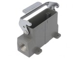 Carcasă pentru conectori HDC D16A cu clichet PG16