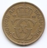 Danemarca 1 Krone 1940 - Christian X, Bronz-Aluminiu, KM-824.2