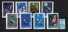 Polonia, 1964 | Explorarea spaţiului cosmic - Sateliţi - Cosmos | MNH | aph foto