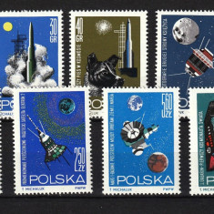 Polonia, 1964 | Explorarea spaţiului cosmic - Sateliţi - Cosmos | MNH | aph