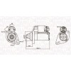 Electromotor Audi A1 (8XA), A3 (8P1), Tt (8J3); Seat Altea (5P1), Ibiza 3 (6L1), Leon (1P1); Skoda Octavia 2 (1Z3), Superb 2 (3T4), Yeti (5L), 1.4 TF, Magneti Marelli