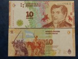 Argentina 2016 - 10 pesos, circulata