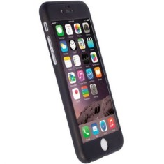 Husa pentru iPhone 6S si iPhone 6, Protectie 360 Grade, Negru