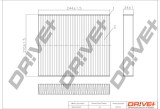 Dr!ve+ DP1110.12.0047 Filtru, aer habitaclu
