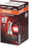 Bec auto halogen OSRAM H11, 12V, 55W, Night Breaker Silver +100%, soclu H11