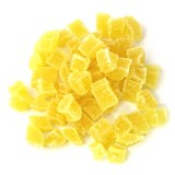 Ananas Confiat Cuburi, Thailanda, 1kg - Fructe Confiate Premium