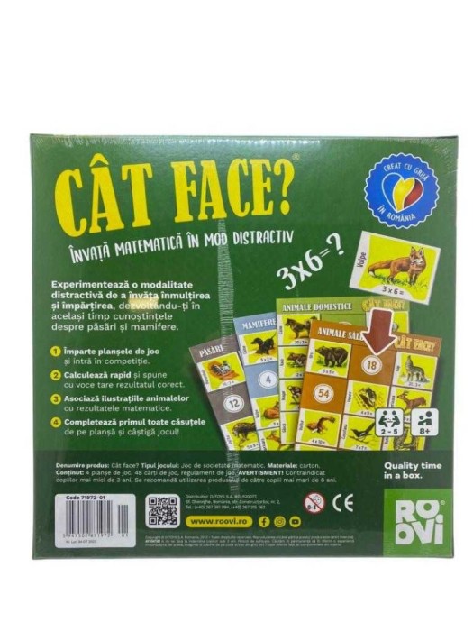 C&acirc;t face - Joc educativ pentru a &icirc;nvăța operații matematice simple