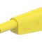 Conector banană 4mm 32A 1kV galben aurit cu filet