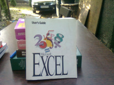 User&amp;#039;s guide Microsoft Excel version 5.0 (ghid de utilizare microsoft excel, versiunea 5.0) foto