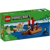 LEGO&reg; Minecraft - Calatorie pe corabia de pirati (21259)