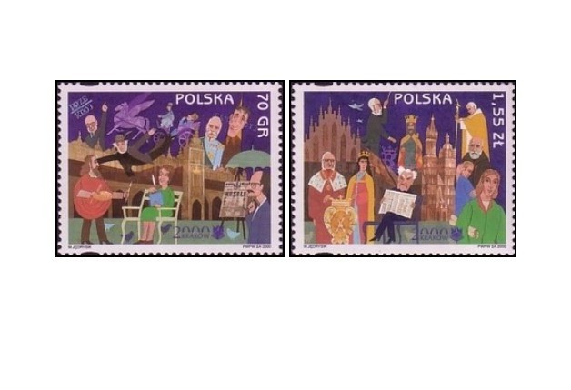 Polonia 2000 - Krakow Capitala culturii europene, serie neuzata