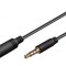 Cablu Audio Jack 3,5mm 4pin 1,5m Negru