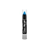 Cumpara ieftin Creion cu sclipici, pentru fata si corp -UV reactiv - Ice Blue Glitter me Up! Paint Glow