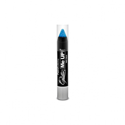 Creion cu sclipici, pentru fata si corp -UV reactiv - Ice Blue Glitter me Up! Paint Glow foto