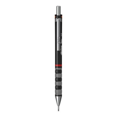 Creion Mecanic Tikky Rotring, Mina 1 mm, Negru, Corp din Plastic, Radiera, Creion Mecanic Tikky, Creioane Mecanice Tikky, Creion Mecanic pentru Scris, foto