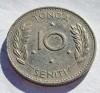 338. Moneda Tonga 10 seniti 1968 (tiraj 100.000 buc), Australia si Oceania