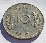 338. Moneda Tonga 10 seniti 1968 (tiraj 100.000 buc)