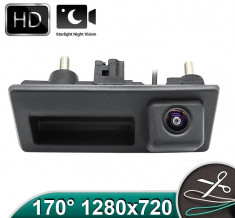 Camera marsarier hd, unghi 170 grade cu starlight night vision pentru rcd330 cu mib pentru volkswagen - v903 foto