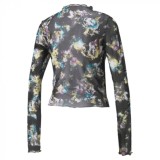 Puma Crystal G. Aop Longsleeve Fitted Tee Pum 533594-01-S