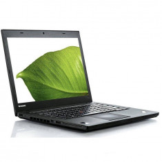 Laptop Lenovo Refurbished ThinkPad T440 14 inch SXGA+ Intel Core i5-4300U 4GB DDR3 128GB SSD Webcam Windows 10 Pro Black foto