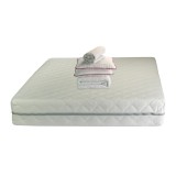 Set Saltea ortopedica, Terra Standard Spring Comfort 140x200x26cm, plasa arcuri Bonell, husa detasabila tricot, fermitate mediu spre tare, Saltsib plu