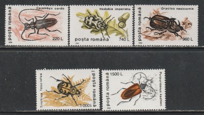 Romania 1996 - #1404 Insecte (I) 5v MNH foto