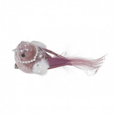 Ornament de brad Pink-Purple Bird 15 cm