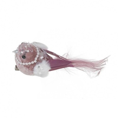 Ornament de brad Pink-Purple Bird 15 cm foto