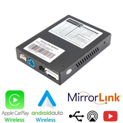 Interfata multimedia BMW CIC cu CarPlay si Android Auto wireless foto