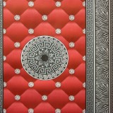 Cumpara ieftin Tapet Versace Kontinent, argintiu, rosu, dormitor, living, 1437
