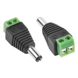 Adaptor DC 2.1mm tata, borne cu surub, L102704