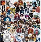 Set de autocolante Harry Potter Navk, hartie/vinil, multicolor, 50 piese