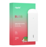 Cumpara ieftin Tigara electronica Ripple+ Pepene Verde FARA Nicotina, 1000 pufuri, Menta &amp; Kiwi, Tehnologie MESH, 100% Reciclabila