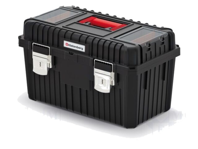 Ladă pentru unelte neagră polimer KISTENBERG HEAVY 585x360x337mm 25kg