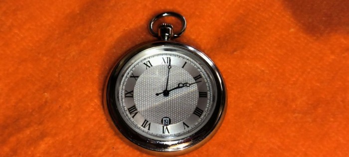 Ceas de buzunar NOU NEFOLOSIT - quartz - functioneaza perfect