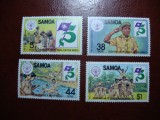 SAMOA SERIE SCUTISM MNH, Nestampilat