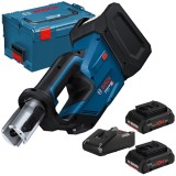 Bosch GPT 18V-19 + ProCORE + GAL 18V-40 - Aparat de presare 19 kN 35-40 mm valiza speciala + Set 2 acumulatori si incarcator Li-Ion 18 V 4 Ah