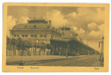 4938 - PLOIESTI, Railway Station, Romania - old postcard, CENSOR - used - 1917, Circulata, Printata