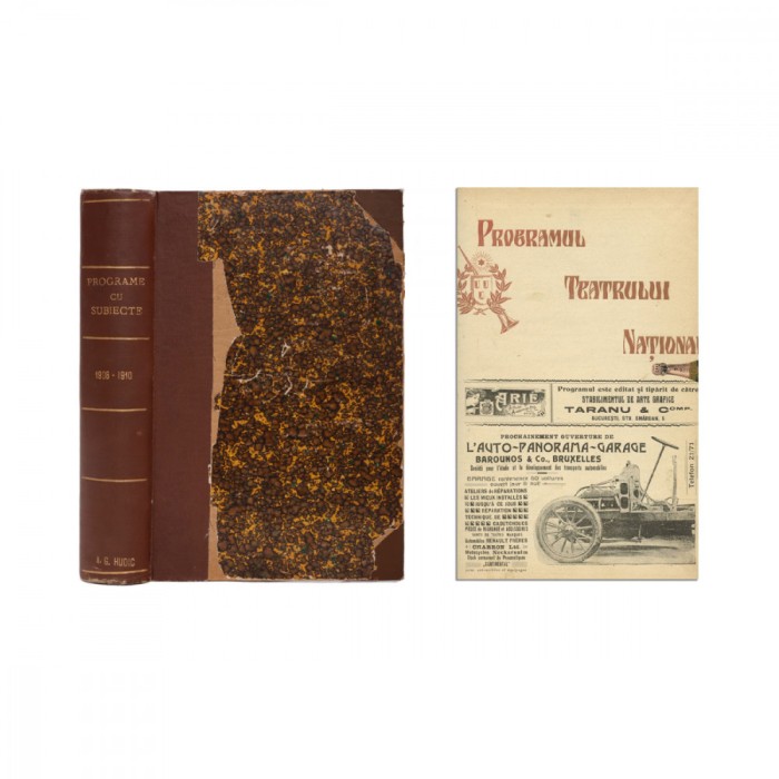A. G. Hudic, Programe cu subiecte 1906-1910