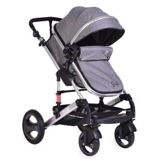 Carucior pentru copii 2 in 1 cu suspensii Gala Dark Grey