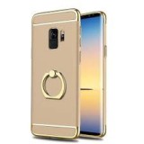 Cumpara ieftin Husa Samsung Galaxy S9 3in1 Ring Auriu Protectie Anti-soc Zgarieturi Subtire Usoara