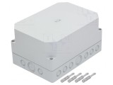 Carcasă universală gri IP66 180x254x137 mm