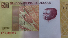 BANCNOTA 50 KWANZAS 2012-ANGOLA foto