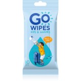 GoWipes For Kids &amp; Juniors h&acirc;rtie igienică umedă pentru copii 10 buc
